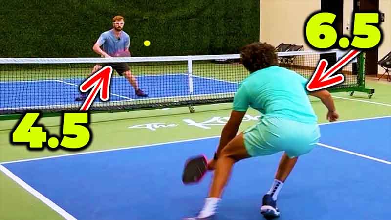 Jack Munro pickleball thumbnail: Down 9-0 to a 4.5 player can I win, comeback pressure narrative hook